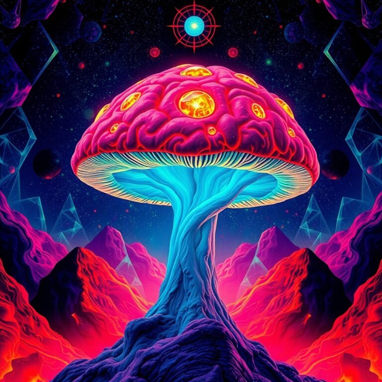 Brain State Float Into mushroom