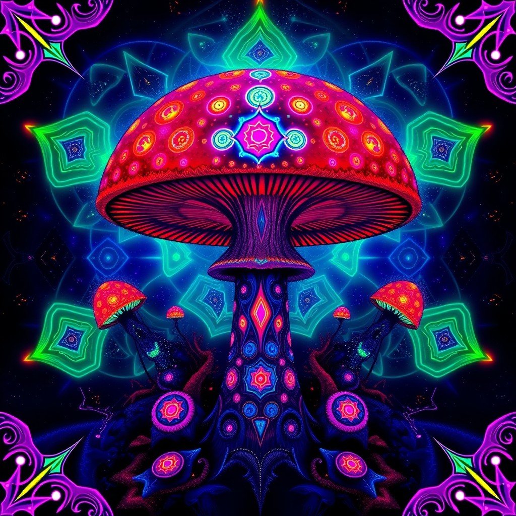 Trip Don't Take Drugs mushroom