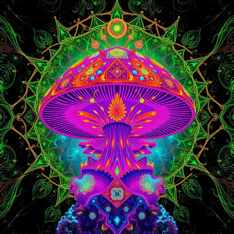 default mode network mushroom