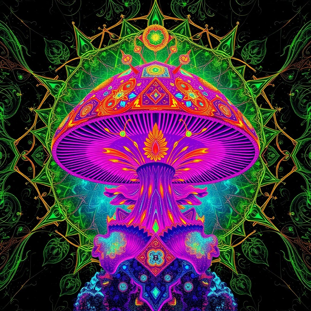 default mode network mushroom