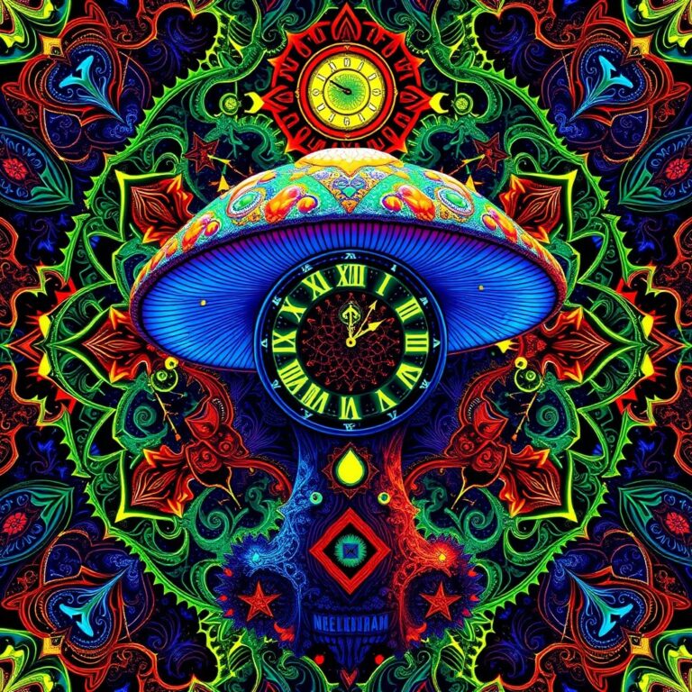 Whispering Clock Saving Rural mushroom