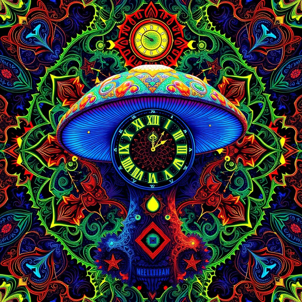 Whispering Clock Saving Rural mushroom