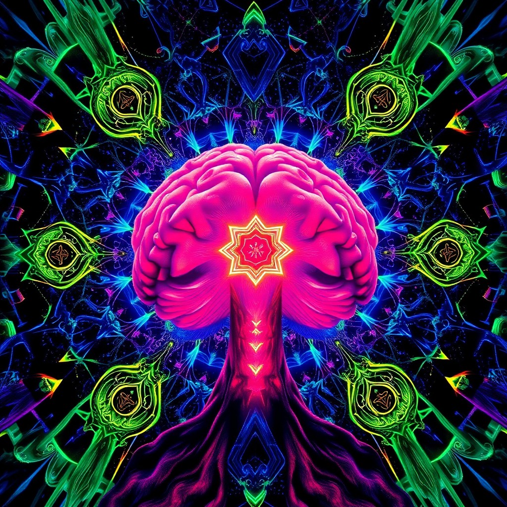 Brain State Float Into mushroom