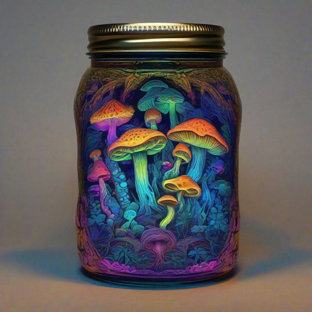Grow Mushrooms Jar Bag