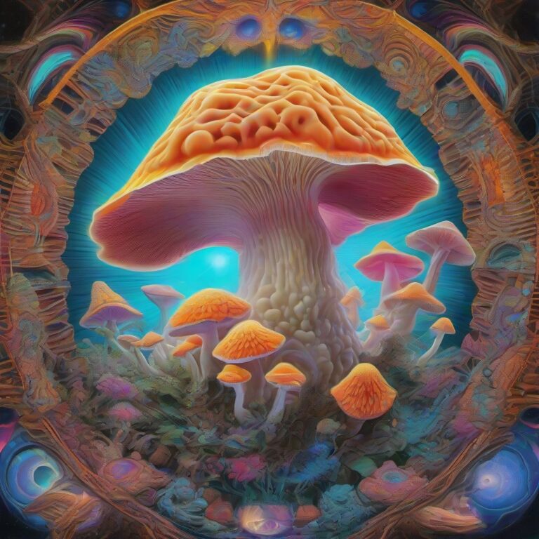 Oyster mushroom dish