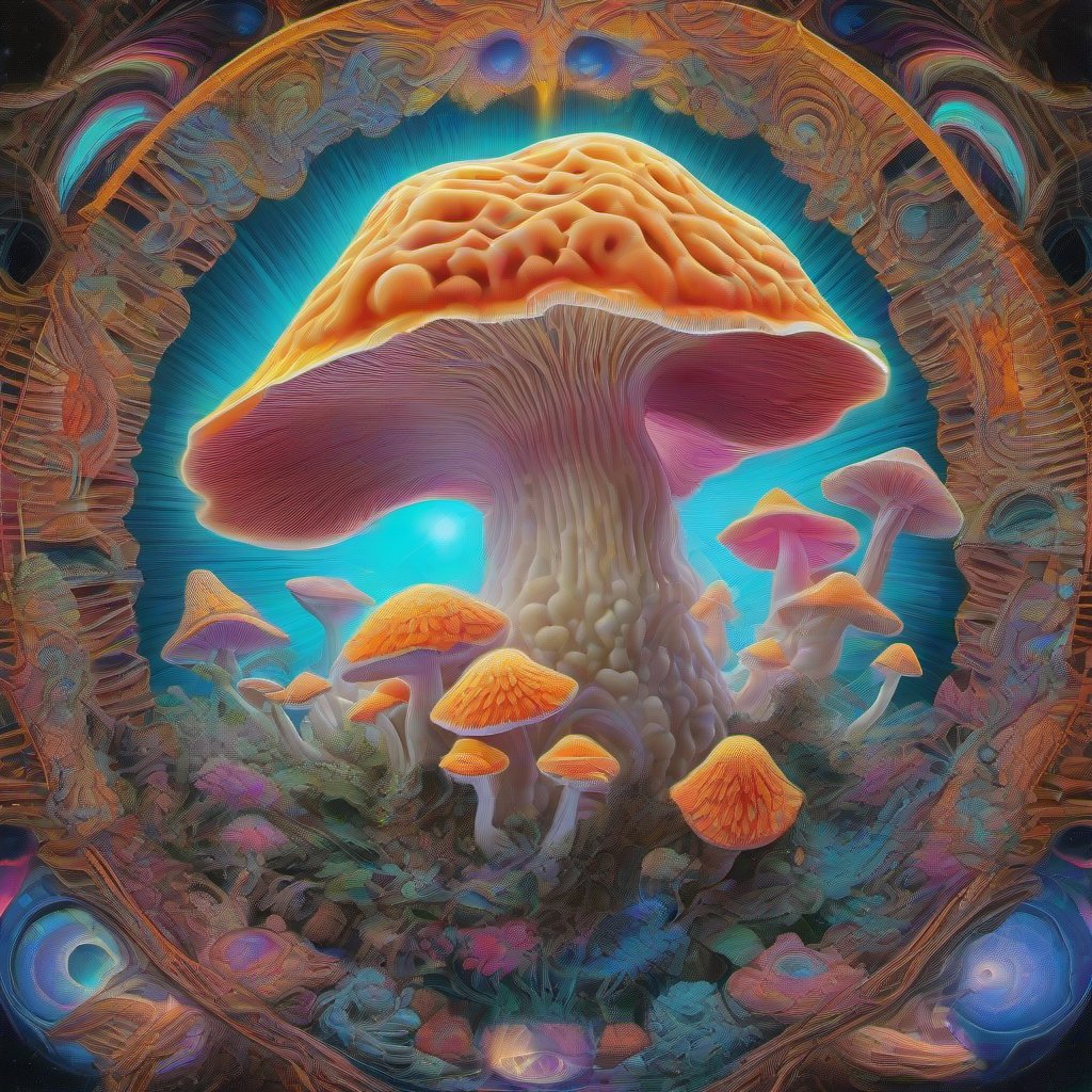 Oyster mushroom dish