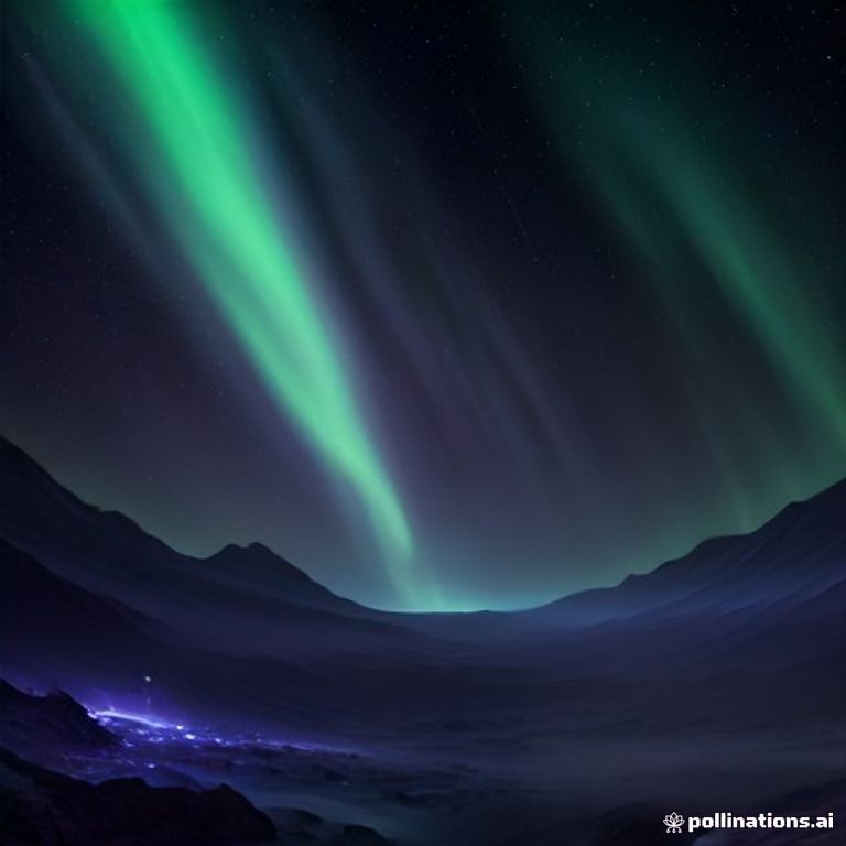 A psychedelic vision of glowing mycelial networks forming a vast cosmic landscape, with intricate temples and auroras in a palette of deep indigo, teal, acid gr